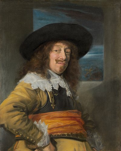 ハーレム市民警備隊のメンバーの肖像、c.1636-8（キャンバスに油彩） 作： Frans Hals