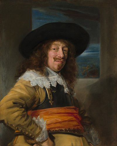 ハールレム市民警備隊員の肖像、c. 16361638。 作： Frans Hals