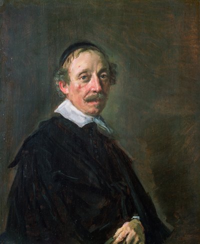 説教者の肖像、1658〜60年頃（パネル） 作： Frans Hals