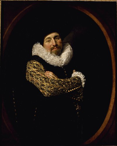 男性の肖像 作： Frans Hals
