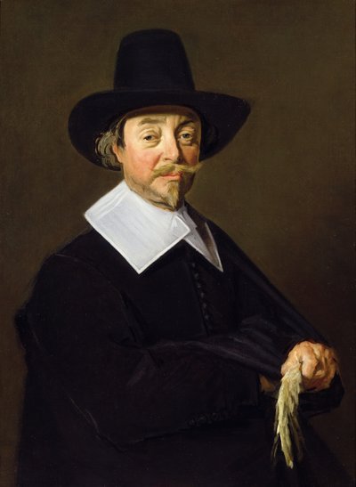 男の肖像、1643年から45年 作： Frans Hals