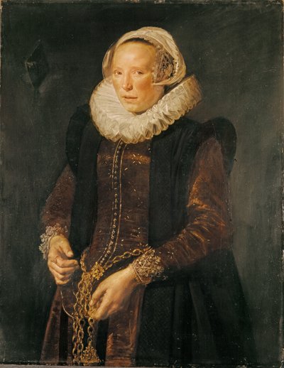 女性の肖像」1611年頃（油彩・キャンバス 作： Frans Hals