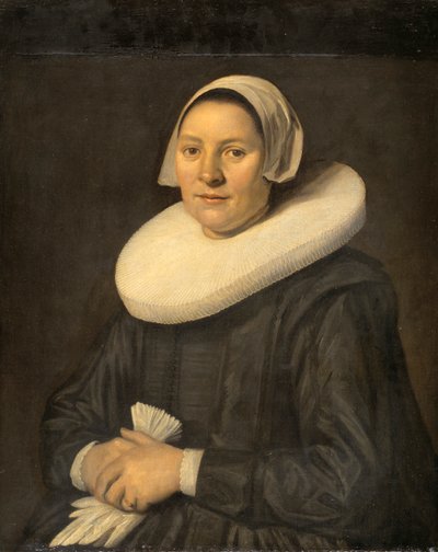 女性の肖像画、17 世紀。 作： Frans Hals