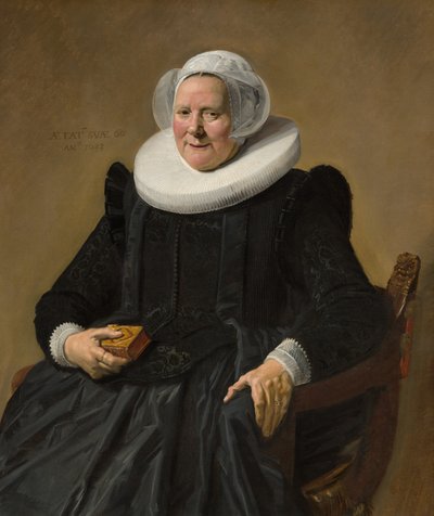 年配の女性の肖像、1633年。 作： Frans Hals