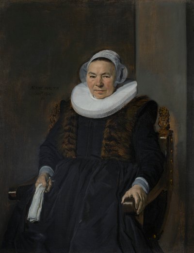 伝統的にMevrouw Bodolpheと呼ばれる年配の女性の肖像 作： Frans Hals