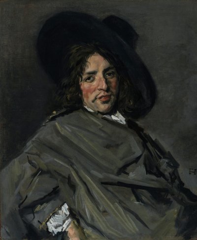 未知の男の肖像、1660-63 作： Frans Hals