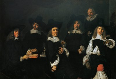 ハーレムの老人救済施設のリージェンツ 作： Frans Hals