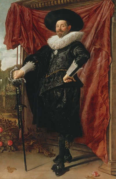 ウィレムファンハイツイツェン、1625年頃 作： Frans Hals