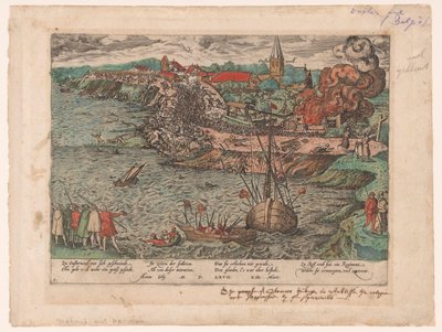 オースターヴェールの戦い、1567年 シリーズ 5: オランダの出来事、1566-1570 (シリーズ タイトル) 作： Frans Hogenberg
