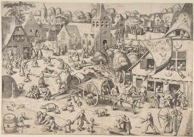 ホーボーケンでのフェア、c。1559。 作： Frans Hogenberg