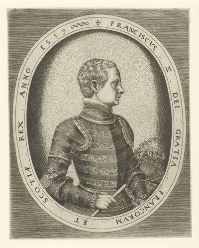 フランスのフランシスコ2世の肖像画1544-1560、1559 作： Frans Huys