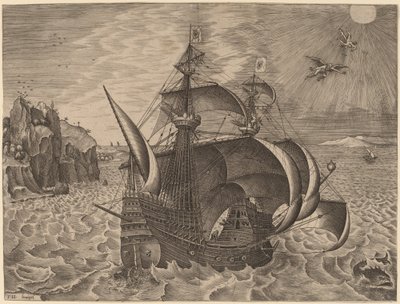 アームスリーマスター ダイダロスとイカロス・イン・ザ・スカイ 作： Frans Huys after Pieter Bruegel the Elder