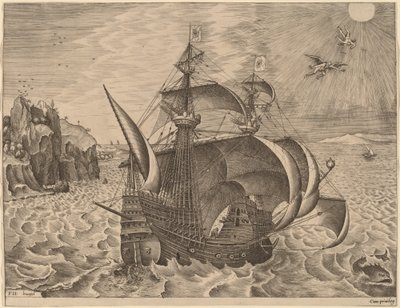 アームスリーマスター ダイダロスとイカロス・イン・ザ・スカイ 作： Frans Huys after Pieter Bruegel the Elder