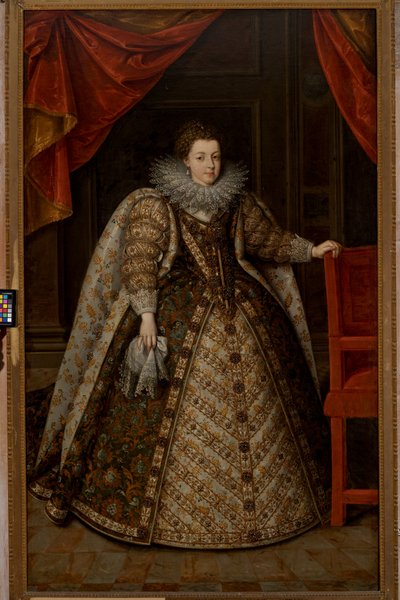 サヴォイアのクリスティーヌ、ピエモンテの王女 (1606-1663) 作： Frans II (after) Pourbus