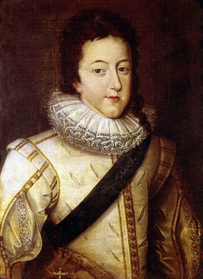国王ルイ13世 作： Frans II (after) Pourbus