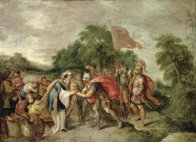 アブラハムとメルキゼデクの会合 作： Frans II Francken