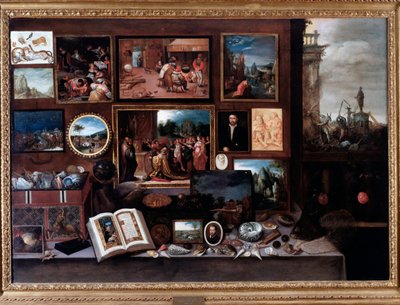不思議の部屋」の眺め（絵画 作： Frans II Francken
