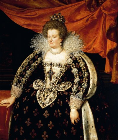 マリア・デ・メディチの全身像（フィレンツェ 作： Frans II Pourbus