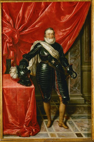 鎧に身を包んだフランス王アンリ4世 ... 作： Frans II Pourbus