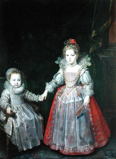フィリップエマニュエルデクロイと彼の姉妹マリー 作： Frans II Pourbus