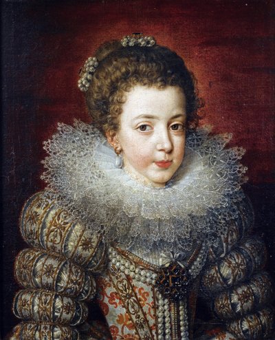 フランスのエリザベートの肖像 作： Frans II Pourbus