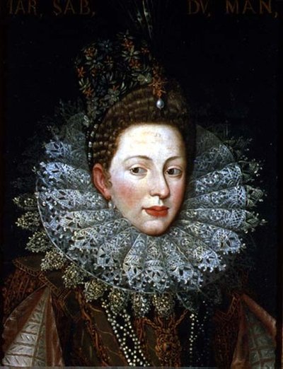 サヴォイ公爵夫人マーガレット・ゴンザガの肖像 作： Frans II Pourbus