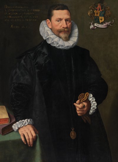 ペトルス・リチャードゥスの肖像（パネルに油彩） 作： Frans II Pourbus