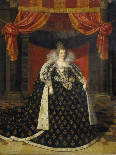 マリーデメディチ、1610年頃 作： Frans II studio of Pourbus