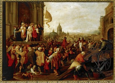 キリストはピラトに宣告された． 作： Frans II the Younger Francken