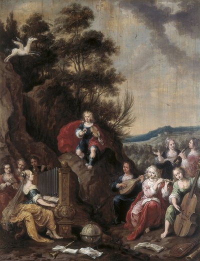 アポロとのミューズコンサート 作： Frans II the Younger Francken