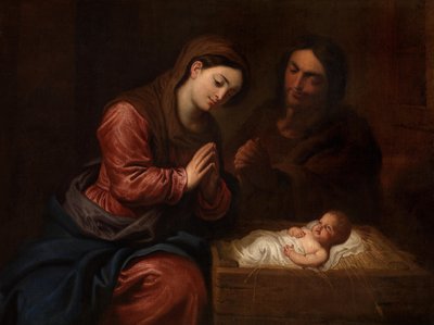 O Nascimento de Cristo (óleo sobre tela) 作： Frans II the Younger Francken