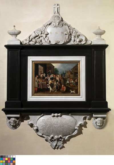 慈悲の7つの作品（パネルに油彩） 作： Frans II the Younger Francken