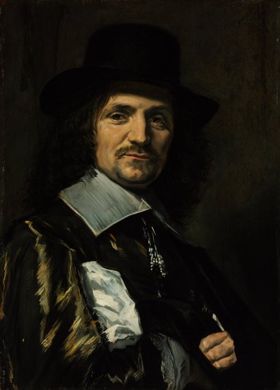 画家ヤン・アセリンの肖像 1610-1652 作： Frans I Hals