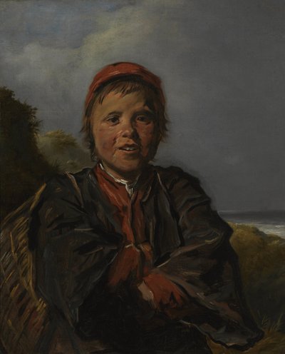 フィッシャーボーイ、1630-1633 作： Frans I Hals