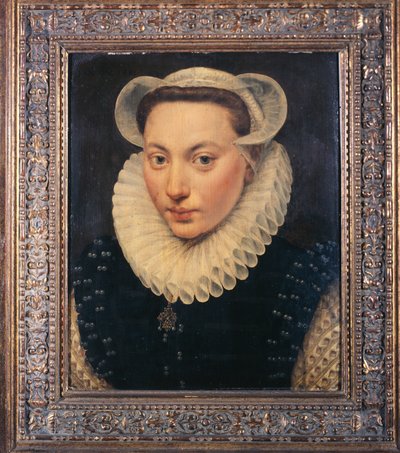 若い女性の肖像 作： Frans I Pourbus