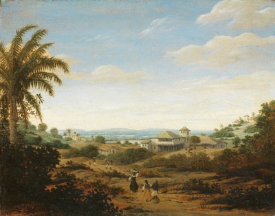 リオ セニョール デ Engenho、ブラジルの風景 ブラジル、セニョール デ エンゲンホ川の風景 作： Frans Post