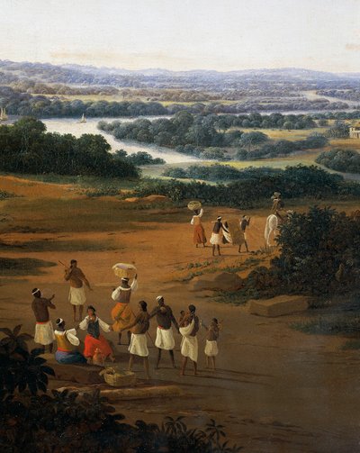 ブラジルのセリンヘム村」または「ブラジルのサトウキビ農園主の家」（油彩・キャンバス 作： Frans Post