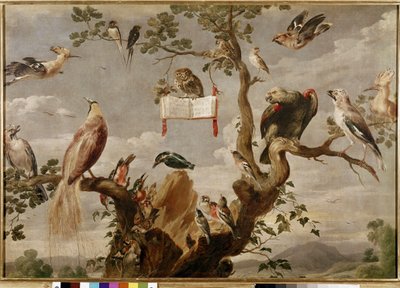 鳥の演奏会（油彩・キャンバス 作： Frans Snyders