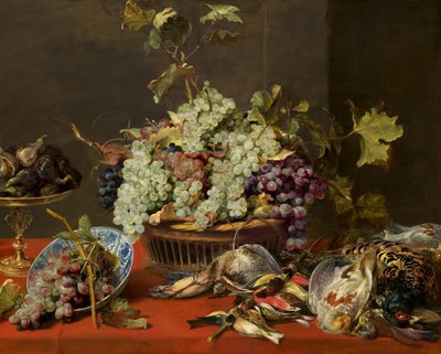 ブドウとゲームのある静物、c。 1630年。 作： Frans Snyders