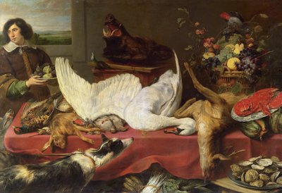 白鳥のいる静物 作： フランス・スナイデルス