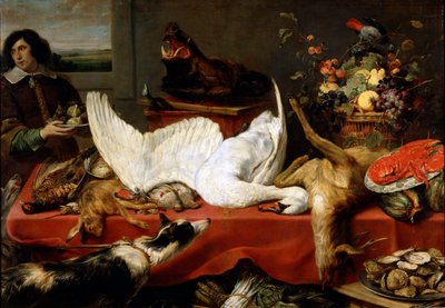 白鳥のいる静物、1640年代 作： Frans Snyders or Snijders