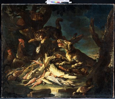 うお座（魚）。 Frans Snyders (1579-1657) による絵画。 キャンバスに油彩 作： Frans Snyders or Snijders
