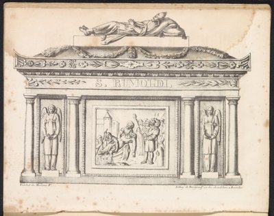 聖ロンブーの聖遺物箱、1825年 作： Frans Vervloet