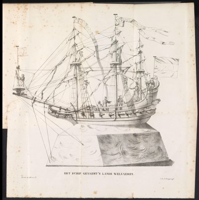 1825年、サン・ロンブーの行進の山車として出荷 