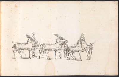 1825 年、サン ロンボーの行列の最初のフロートのスパン 作： Frans Vervloet