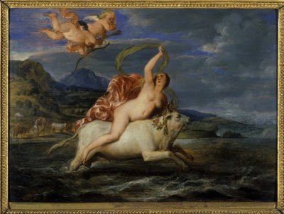 エウロパと雄牛、1650 作： Frans Wouters