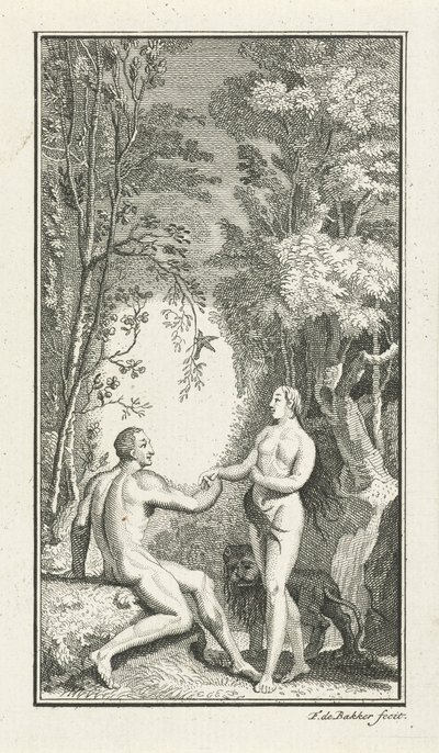 アダムとイブの結婚 作： Frans de Bakker