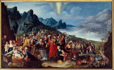 紅海を渡って約束の地に到着したヘブライ人たち 画：Frans Francken I dit l
