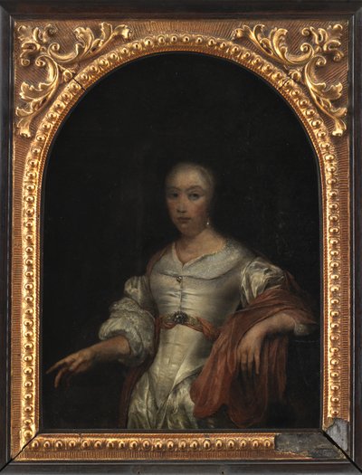 女性の肖像 作： Frans van I Mieris