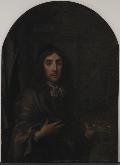 画家の肖像 作： Frans van I Mieris